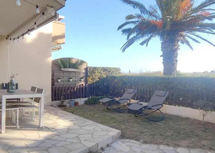 Les Capitelles 5 - Acces Direct A La Depuis Le Jardin - T2 Avec - 6 Pers - Jardin - Piscine - Parking Apartament *
